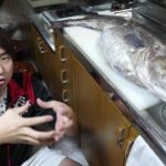 【奇跡】市場のはしっこに売ってたkg300円の激安マダラ。エサを食べてぱんぱんに膨れ上がってると思ったお腹の中からまさかの!!!